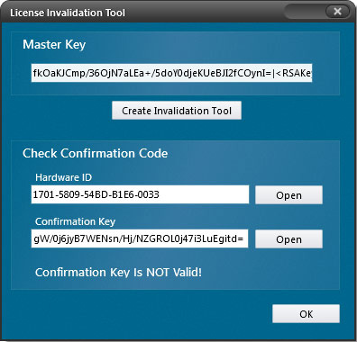 License Invalidation Tool